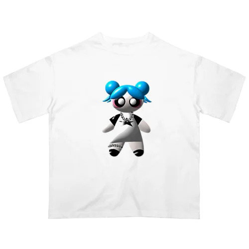 ぷくぷくあおがみがーる オーバーサイズTシャツ