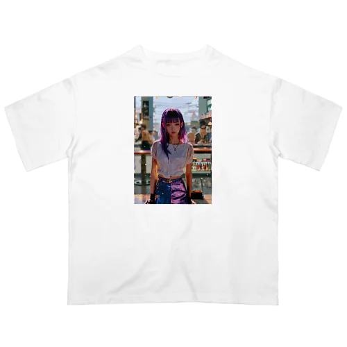 スタイリッシュでカッコいい女性 Oversized T-Shirt