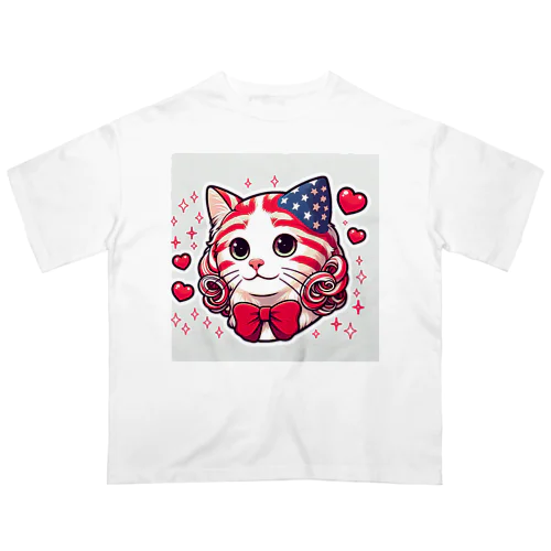 アメリカンなアメリカンカール Oversized T-Shirt