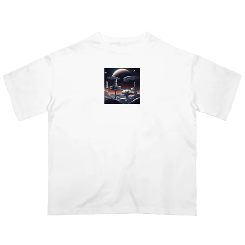 1. Futura Space Station Oversized T-Shirt