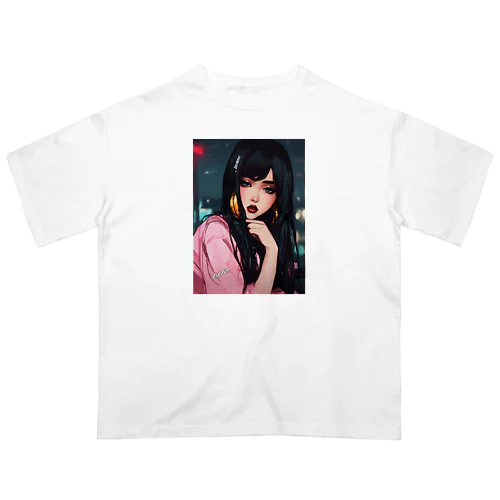 lofi girlNO.5 オーバーサイズTシャツ