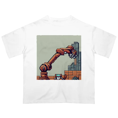 物体を掴むロボット Oversized T-Shirt