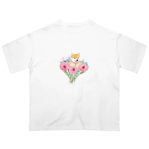花束としばまる Oversized T-Shirt
