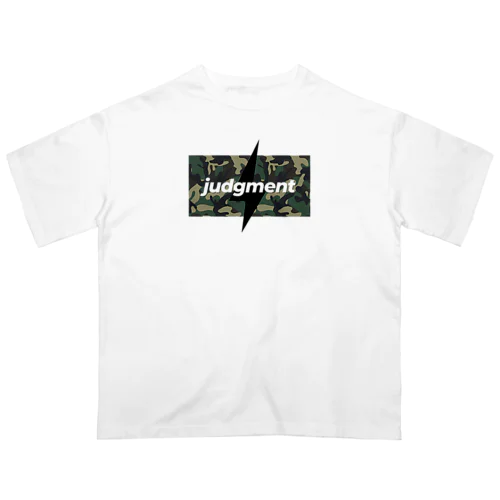 【judgment produce】judgment迷彩（緑） オーバーサイズTシャツ