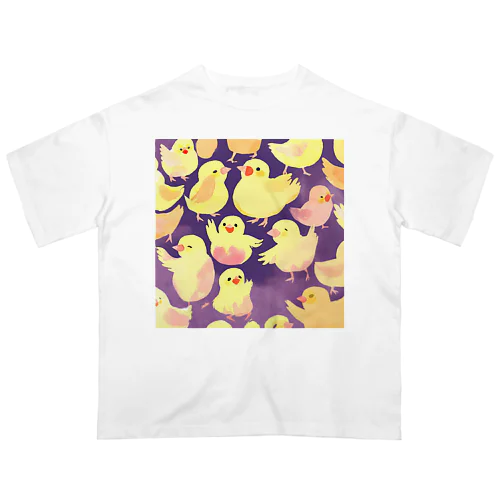 ハッピーひよこシリーズ　 Oversized T-Shirt