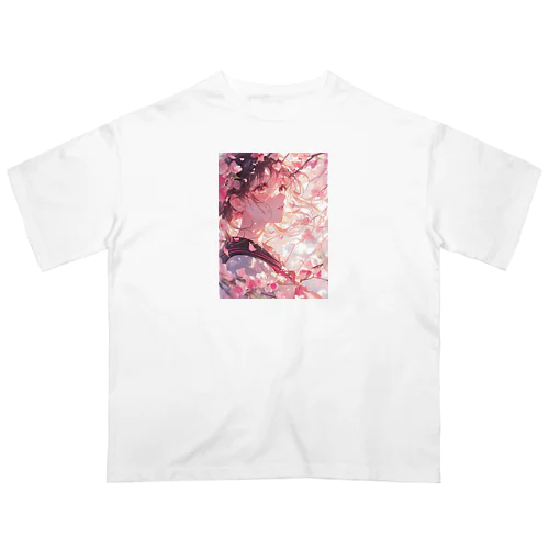 桜と私ラフルール1859 Oversized T-Shirt