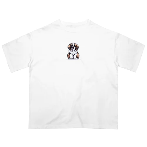 セント・バーナード【かわいい動物たち】 Oversized T-Shirt