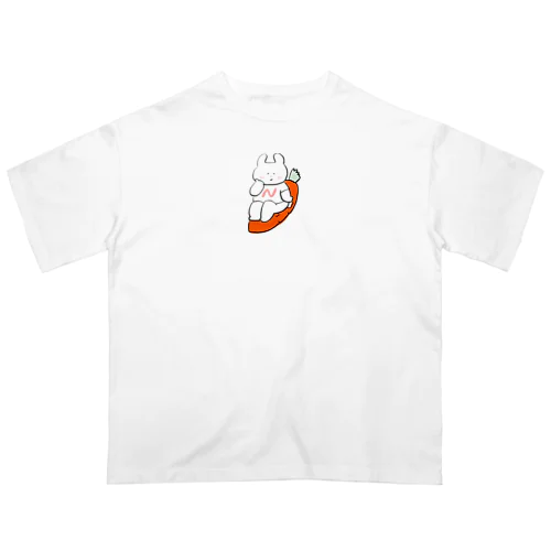 はっぴーうさちゃんN オーバーサイズTシャツ