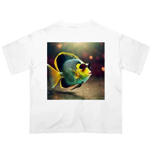 パリピ熱帯魚くん Oversized T-Shirt