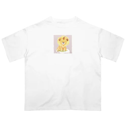 にっこりライオン オーバーサイズTシャツ