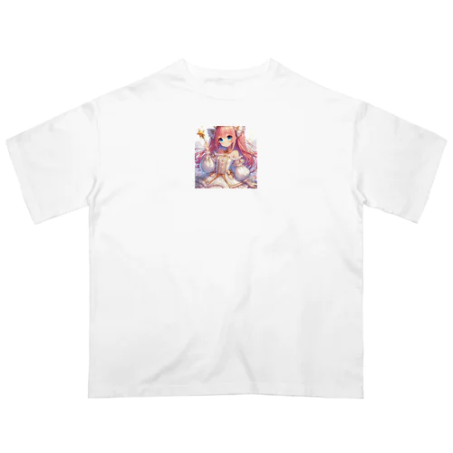 【可愛い】美少女魔法使い3 オーバーサイズTシャツ