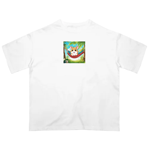 ハンモックハムスター オーバーサイズTシャツ