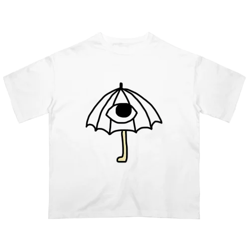 ビニ傘のからかさ Oversized T-Shirt