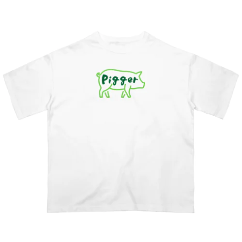 Pigger オーバーサイズTシャツ