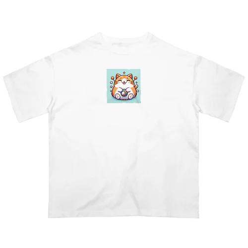 まるねこ37 オーバーサイズTシャツ