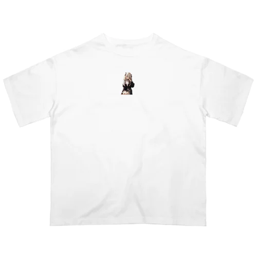 金髪美女 オーバーサイズTシャツ