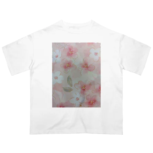 桜三昧(桜の花びら） Oversized T-Shirt