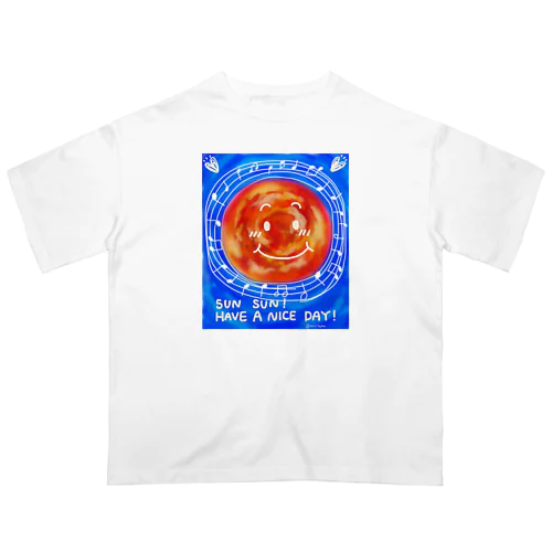 太陽 オーバーサイズTシャツ