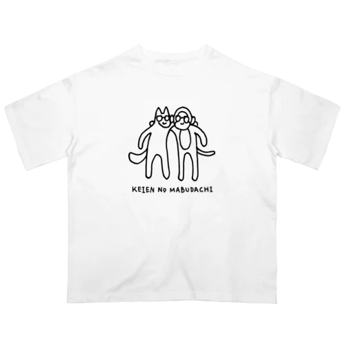 KEIEN NO MABUDACHI Oversized T-Shirt