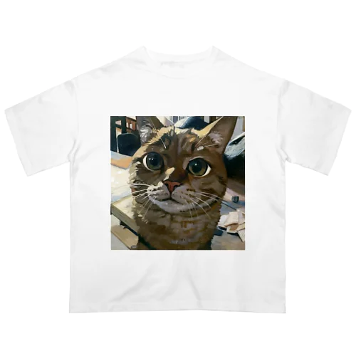 猫様　ちゃこまるグッズ Oversized T-Shirt