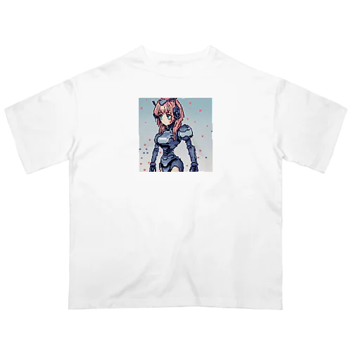 ドット絵ロボ子 オーバーサイズTシャツ