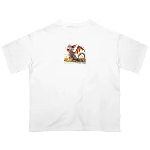 おはようあくび！猫ドラゴン Oversized T-Shirt