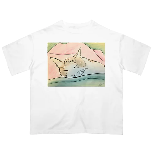 ねこ♡寝子 オーバーサイズTシャツ