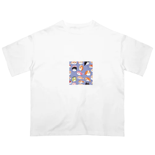 あにまる寿司 Oversized T-Shirt