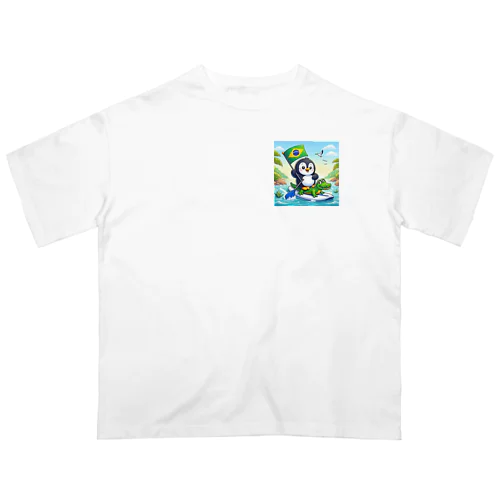 旅ペンギン　ブラジル　アマゾンでSUP！！ Oversized T-Shirt