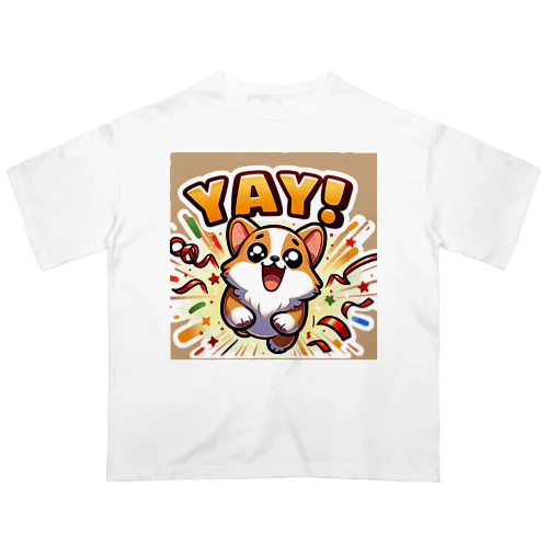 超キュートな柴犬 オーバーサイズTシャツ