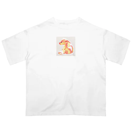 火の世界に生まれたドラゴン Oversized T-Shirt