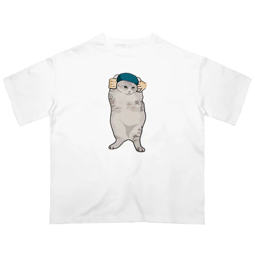 踊る猫 Oversized T-Shirt