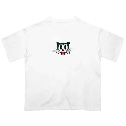 NKFE/猫/キャット/ペア/ユニセックス/お揃い/記念日 オーバーサイズTシャツ