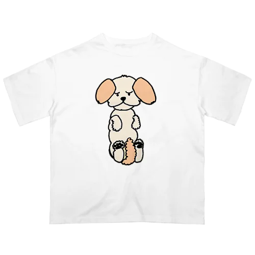 眠いときに触らないでほしいワン（チワシー） オーバーサイズTシャツ