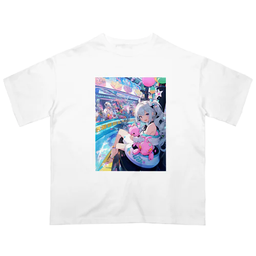 シ一バラダイスで遊ぼう　クニちゃん　2496 Oversized T-Shirt