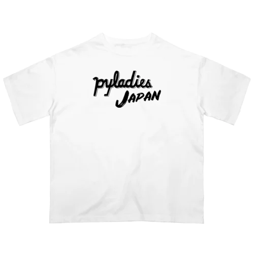 PyLadies Japan 黒文字ver オーバーサイズTシャツ