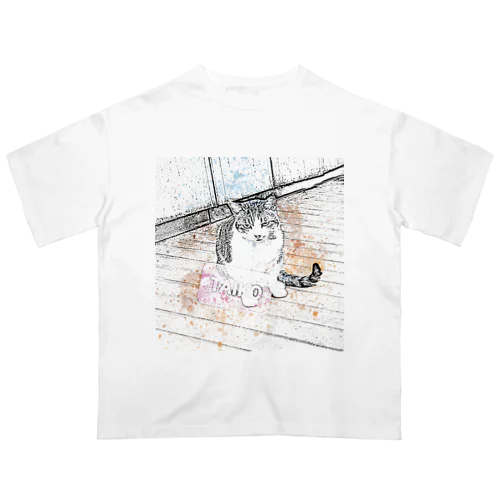 ツンデレ猫TAIKO Oversized T-Shirt