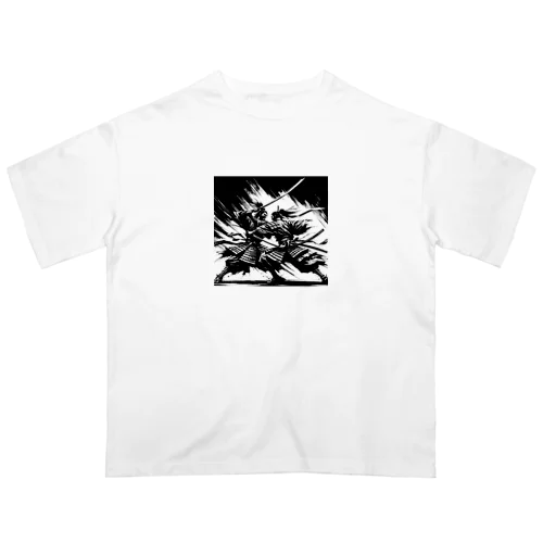 二人のサムライ Oversized T-Shirt