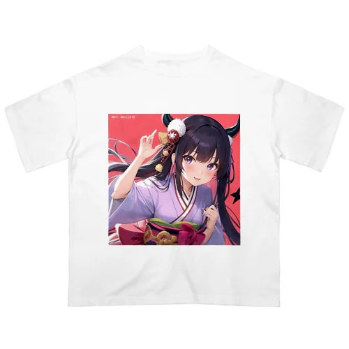 美少女二次元イラストグッズ Oversized T-Shirt