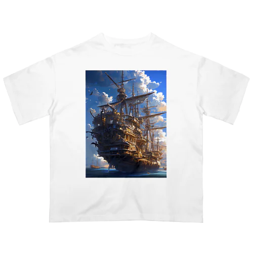 海賊船　なでしこ1478 オーバーサイズTシャツ