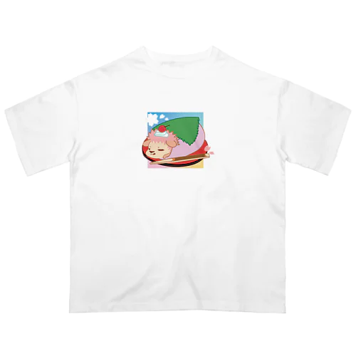 季節のさくら餅ハリネズミ Oversized T-Shirt