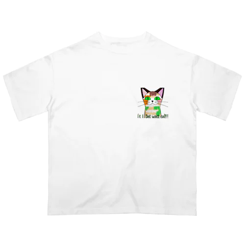 カラフルキャット2 オーバーサイズTシャツ