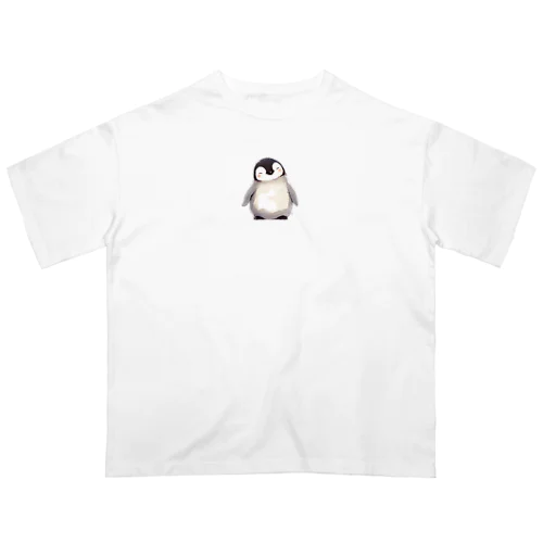 ふわふわペンギン Oversized T-Shirt