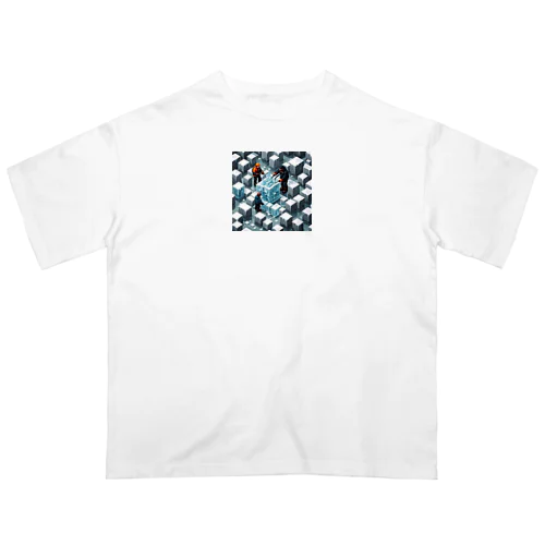 氷を分け分け オーバーサイズTシャツ