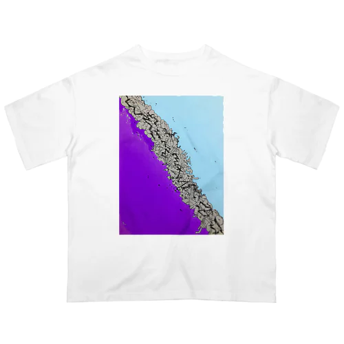 紫浄土 Oversized T-Shirt