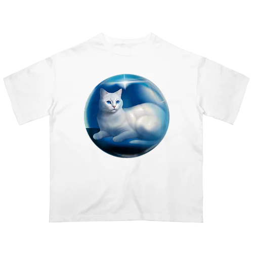 Secret CAT in your head 聖なる猫 Oversized T-Shirt