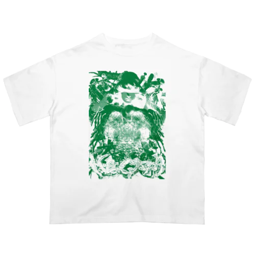 god knows green Oversized T-Shirt