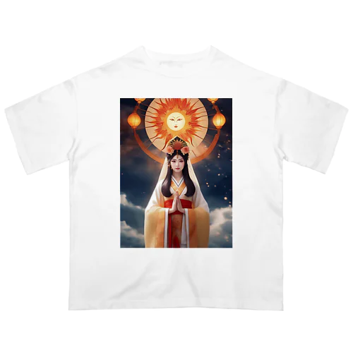 祈願成就・天照大神 オーバーサイズTシャツ