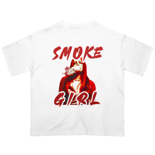 SMOKE_GRL002 オーバーサイズTシャツ