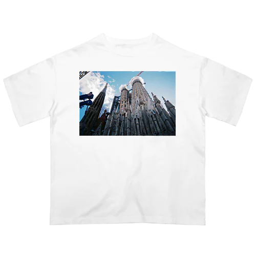 Barcelona landscape4 オーバーサイズTシャツ